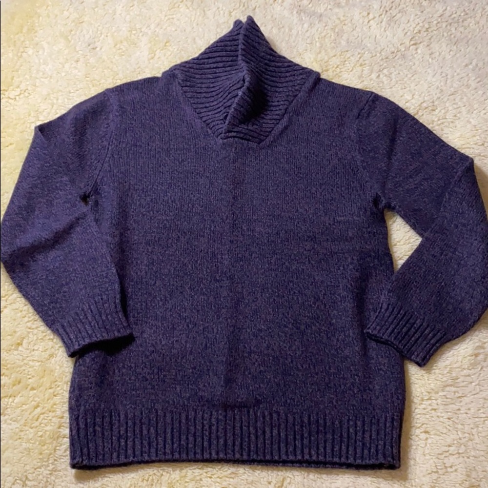 Brown high neck sweater